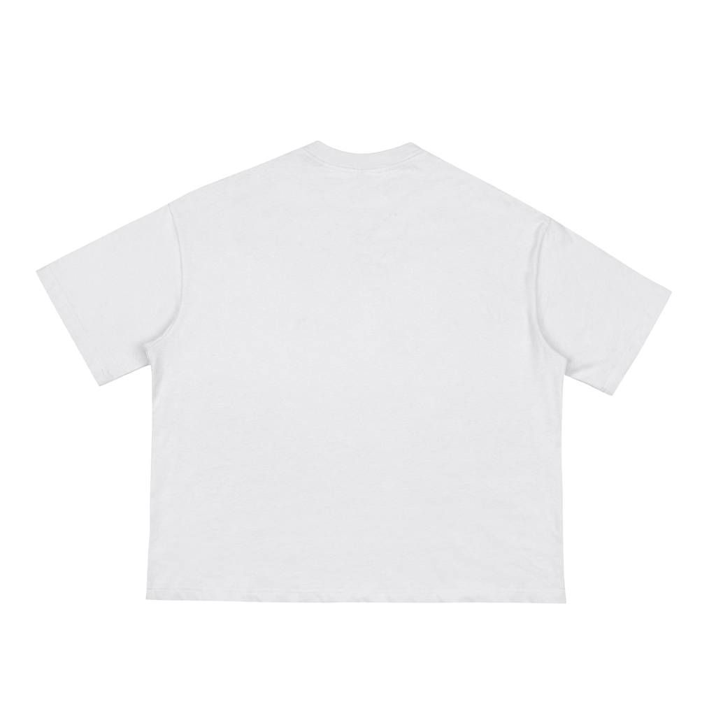 MUSIC SAVES WHITE BOXY TEE
